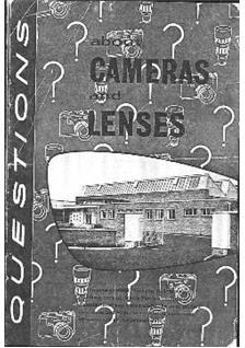 Corfield Ltd Periflex 2 manual. Camera Instructions.